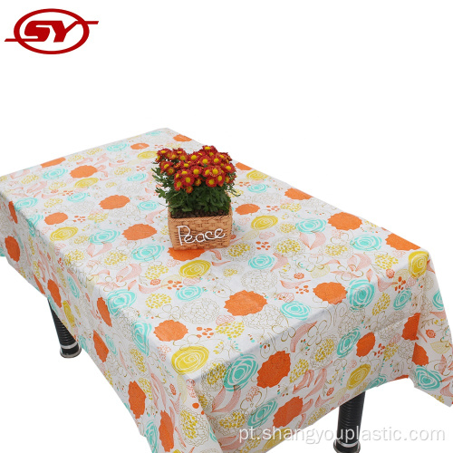 Venda quente Descartável PEVA Flannel Table Capa